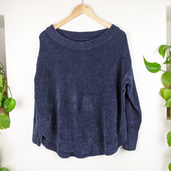 Lou & Grey | Navy Chenille Sweater - Picture 3 of 8
